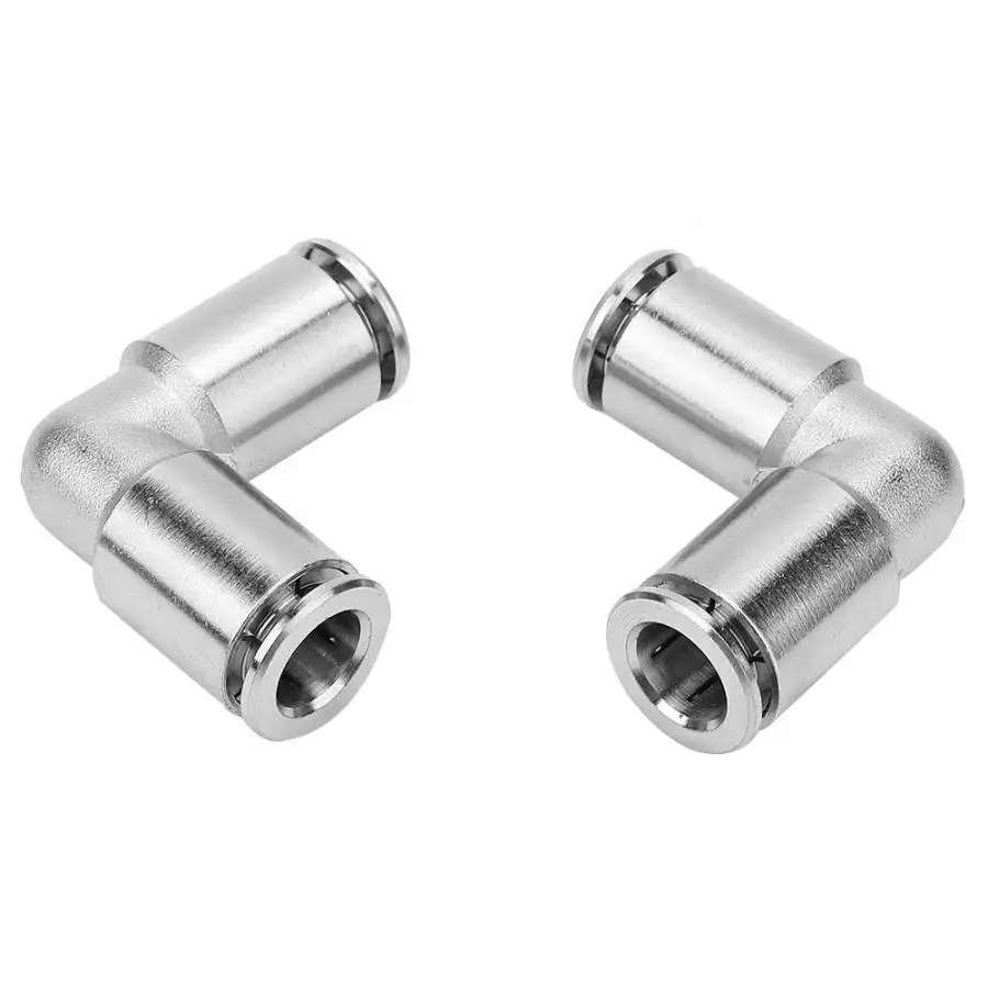 2 шт. медный никелированный локоть 90 градусов воздушный шланг пневматический