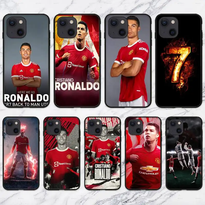 

CR7 Football Star-Ronaldos Phone Case For iPhone 11 12 Mini 13 Pro XS Max X 8 7 6s Plus 5 SE XR Shell