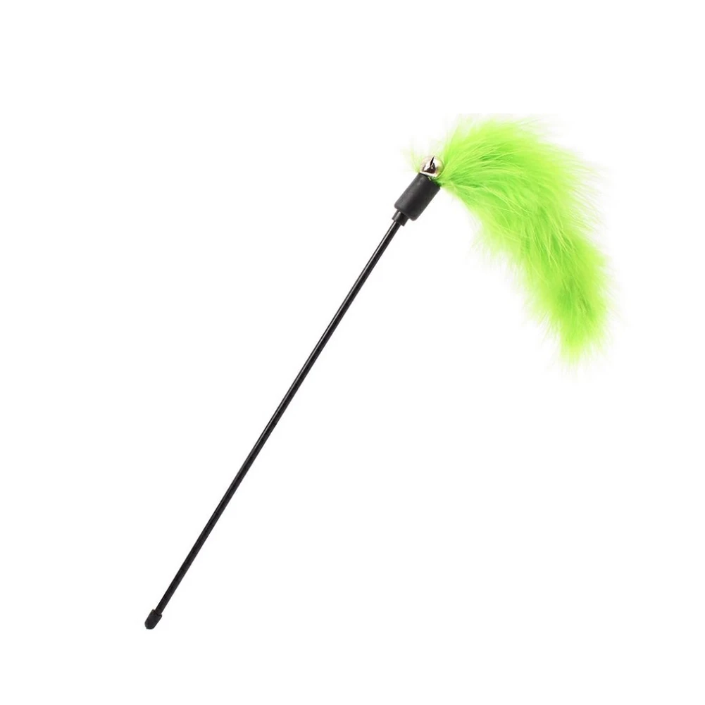 3pcs Cat Toys Interactive Pet Toy Colorful Turkey Feathers Tease Stick Teaser And Exerciser For Supplies Wholesale | Дом и сад