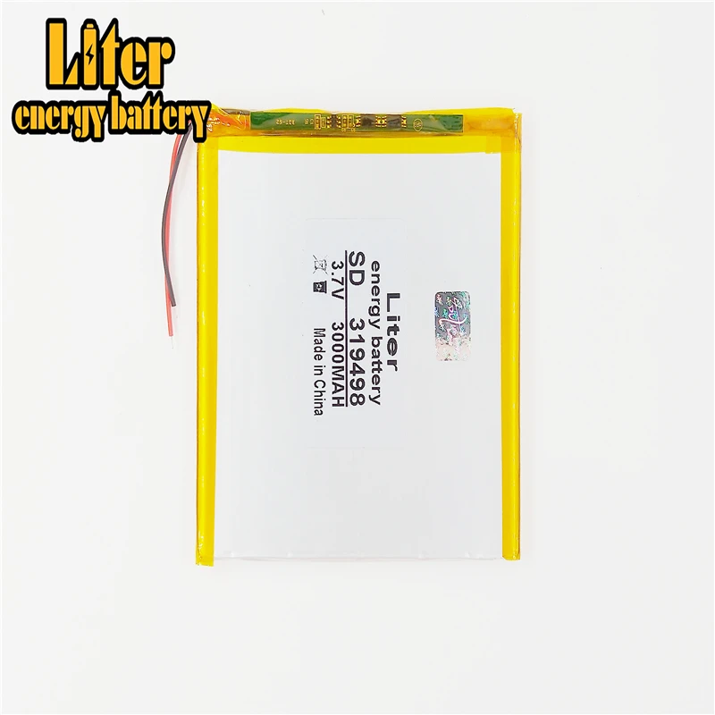 3 7 v lare емкость полимерная литиевая батарея 319498 3000 mid palmtop tablet battery |