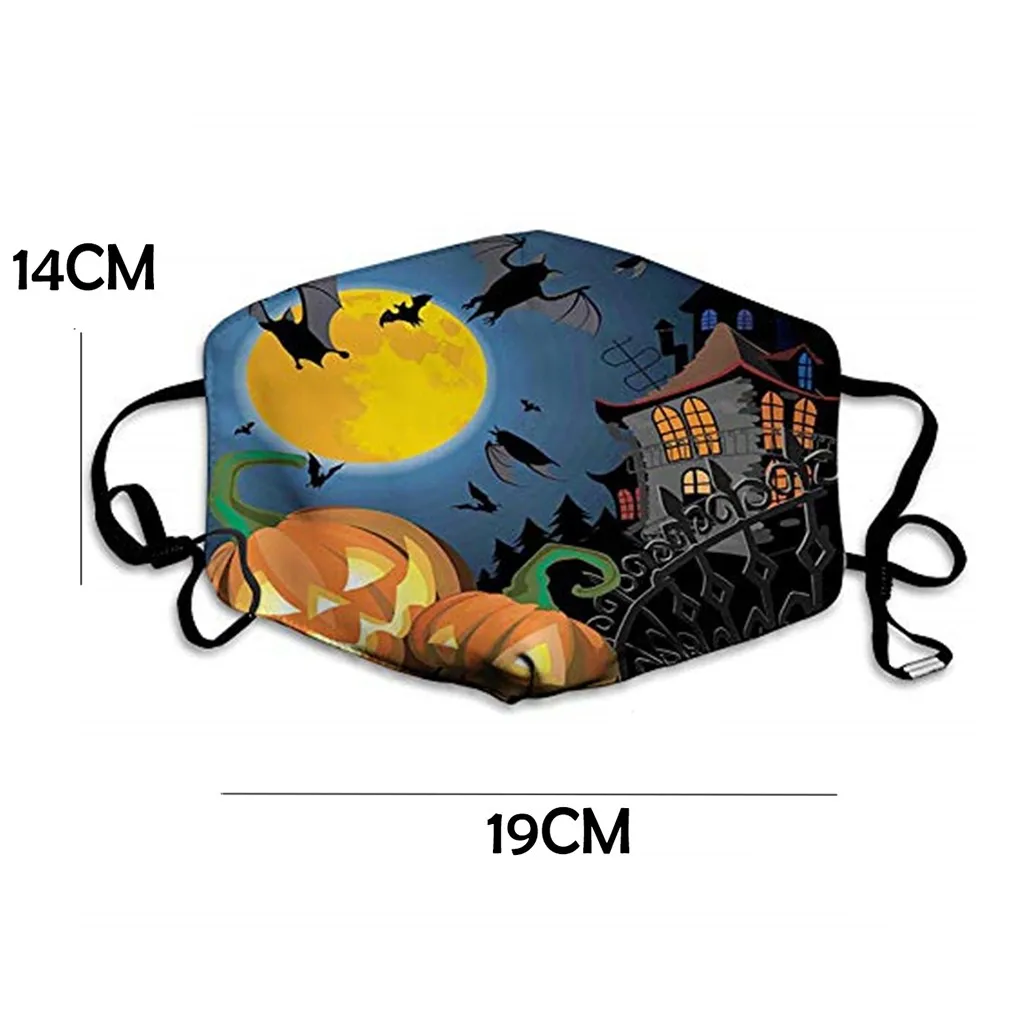 

2020 Fashion face mask Christmas Print Resue Breathable Multi-Purpose Face Cover Reuse Mask Facemask mondkapjes herbruikbaar A50