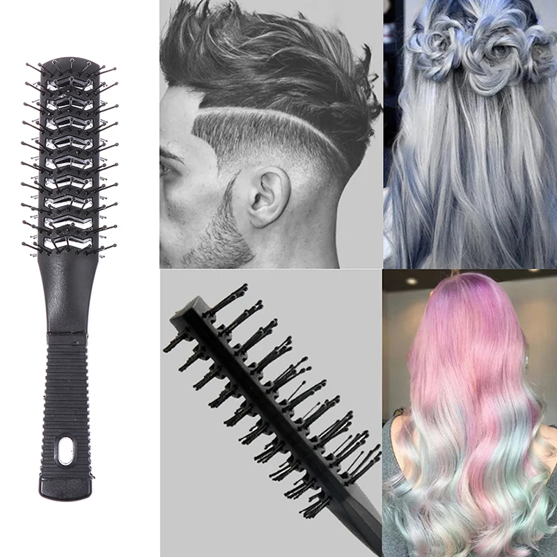 

Men Plastic Hair Brush Comb Anti-Static Massage Hair Care Styling Tool New