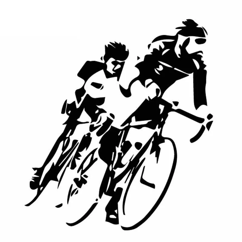 Наклейки для автомобиля забавные велосипеды BMX классные соревновательные ПВХ