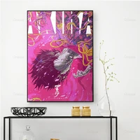 wall art picture hd akira film prints poster angry anime red home decor canvas new style paintings modular frame for living room