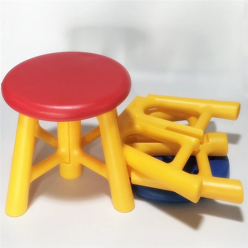 Лучшая цена детский пластиковый складной картон chari Детская скамейка стул для