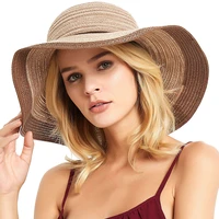 zecmos fashion beach hat women causual straw hat elegante sun hat ladies summer big brim sun visor hat