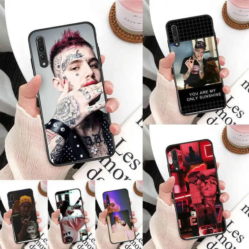 Чехол для телефона 0 Lil Peep Bo черный мягкий чехол huawei p10 pius lite p20 p30 psmart p20lite casese