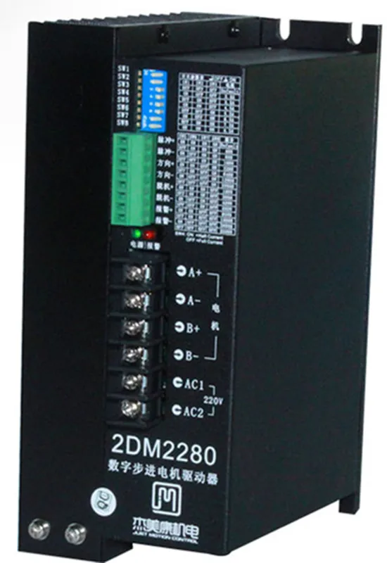 2DM2280 NEMA42 NEMA52 2 фазы Драйвер шагового двигателя 32bit DSP AC80-220V 8.2A JMC