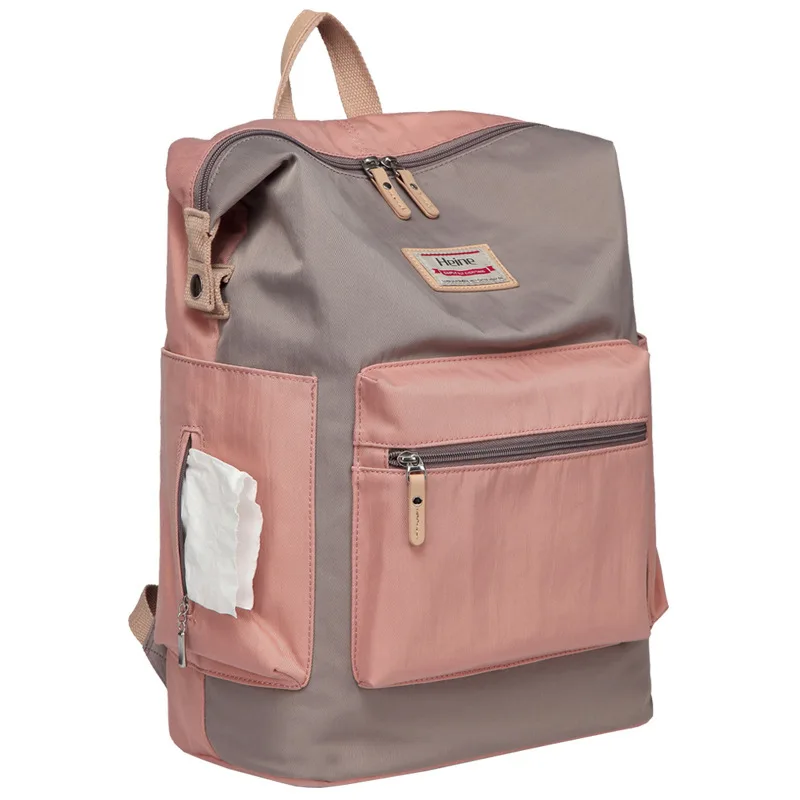 Heine-Bolsa de lactancia informal, bolsa de viaje, mochila para mam&aacute;, bolsa para pa&ntilde;ales, termo port&aacute;til, accesorios para beb&eacute;-2