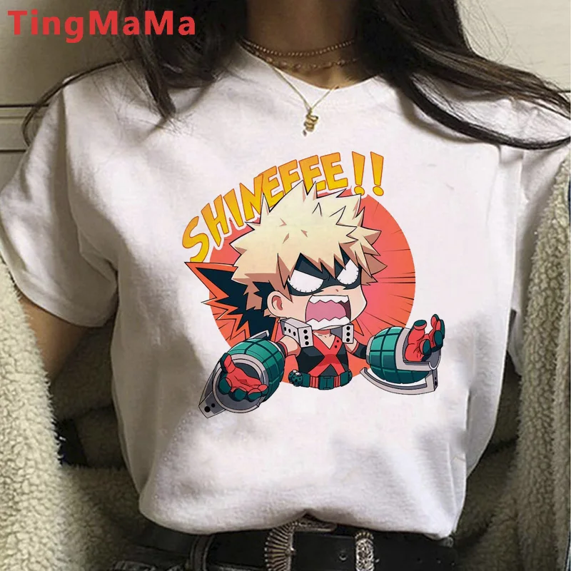 Футболка женская с рисунком героев мультфильмов милая смешная мультяшная аниме