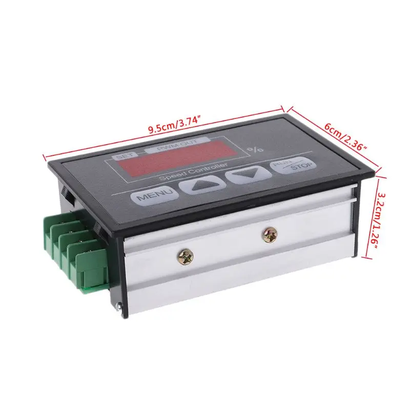 

6-60V PWM DC Motor Speed Controller With Digital Display Panel Button Governor