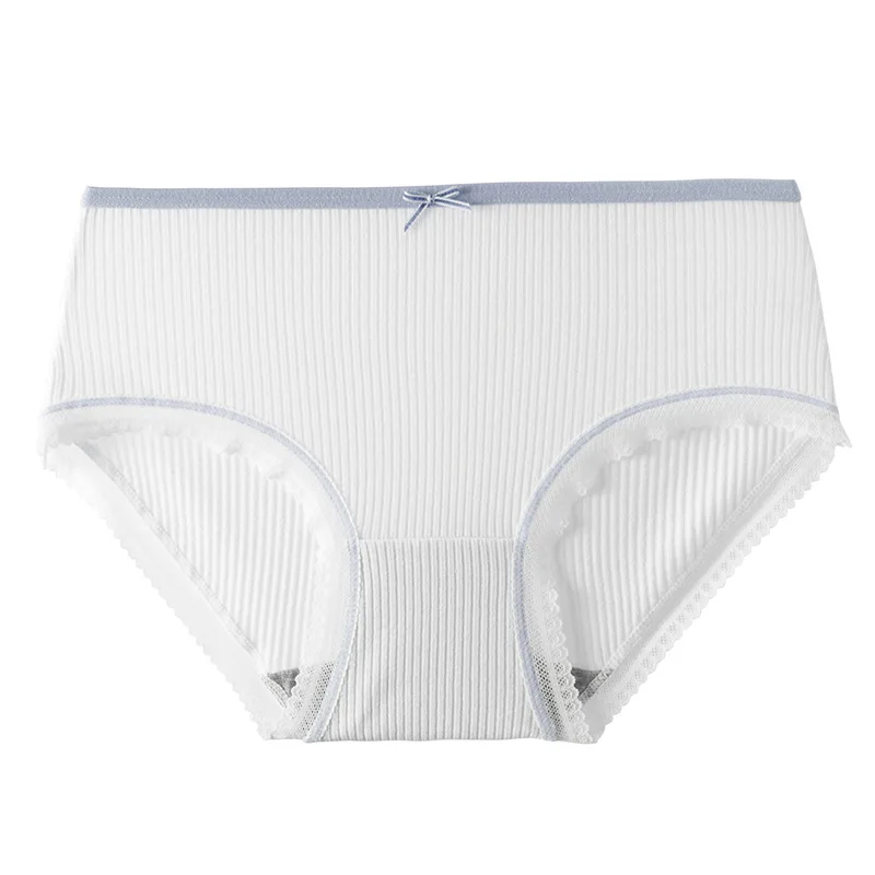 

3PCS Women's Underwear Graphene Antibacterial Lingerie Underpant Mid Waist Young Girl's Sexy Lingerie Soft Comfortable Briefs