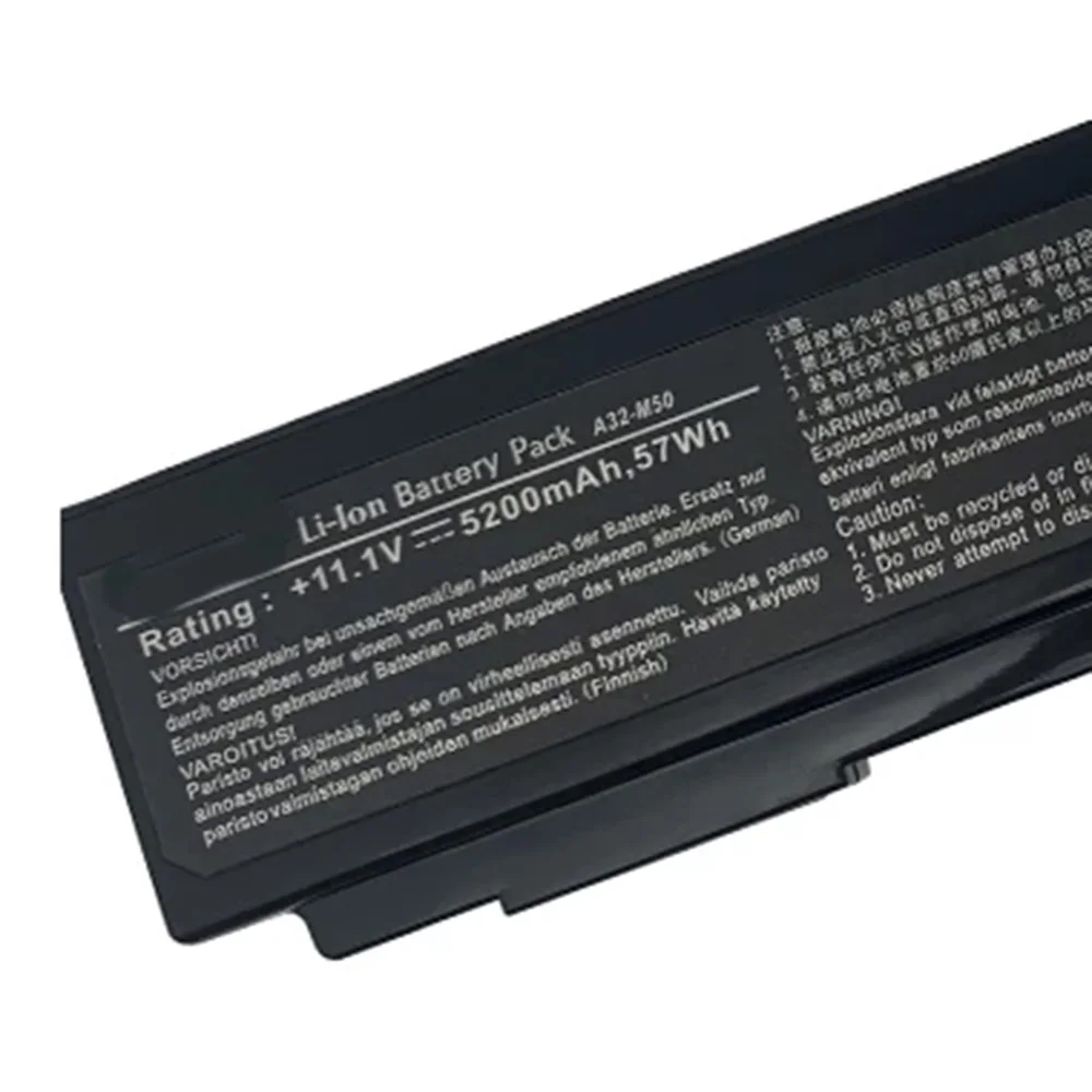 11 1 V 57WH A32-N61 A32-M50 Аккумулятор для ноутбука ASUS G50 G51 X64 N61 N61J N61D N61V N61VG N61JA N61JV M50s N43S N43JF