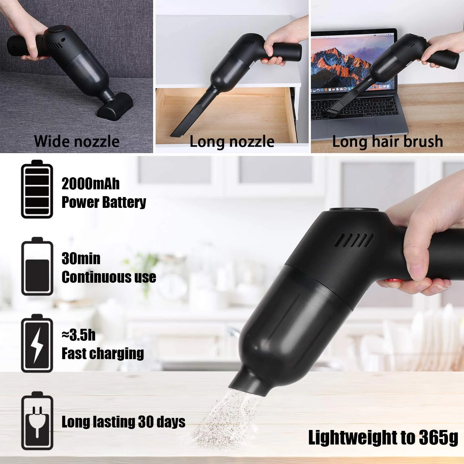 Car Vacuum Cleaner Wireless 8000Pa Handheld Mini Vaccum For Home Desktop Cleaning Portable CleanerCar product | Автомобили и
