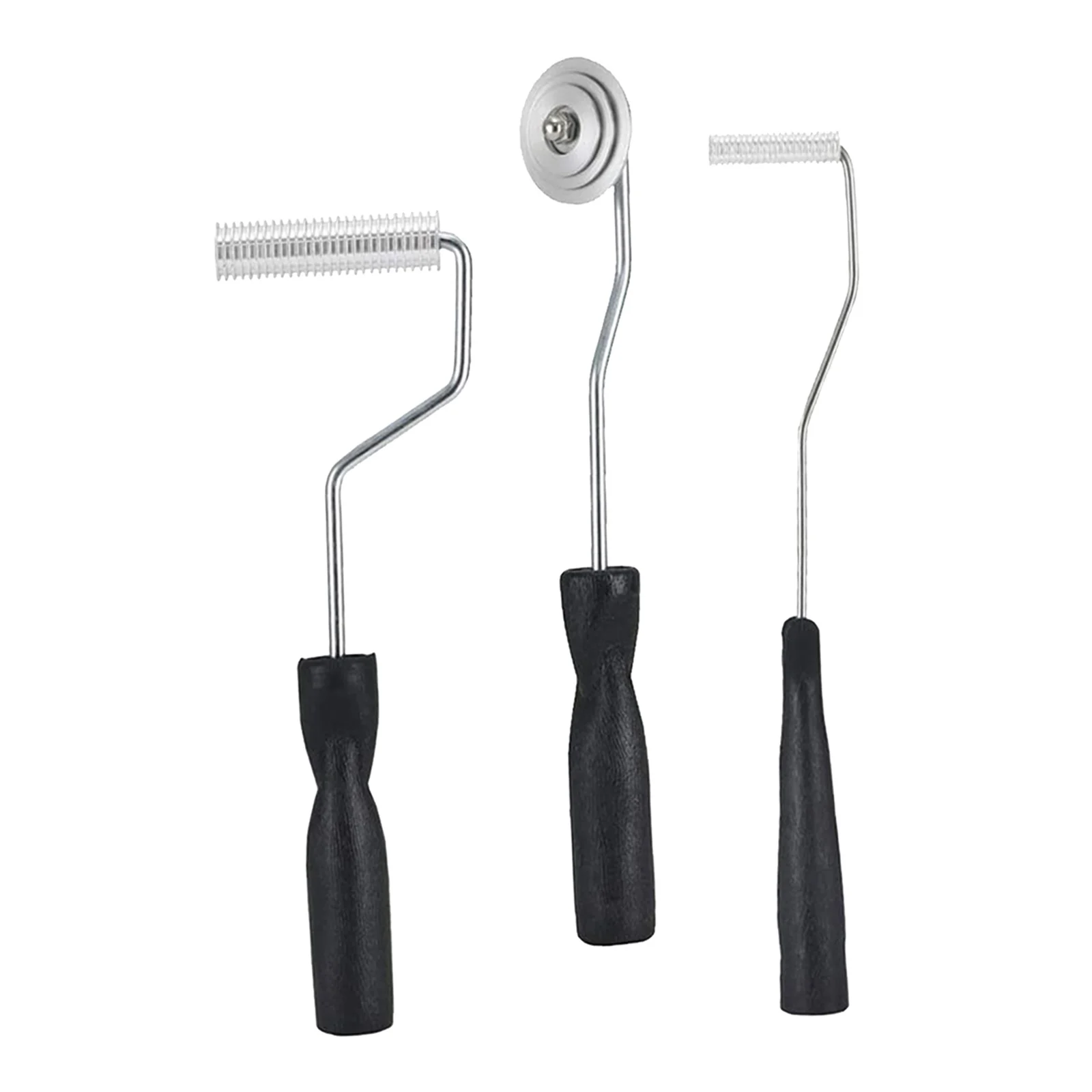 

3pcs Fiberglass Roller kit, Fiberglass Bubble Paddle Tool Laminating Roller Kit for Tub Shower Bathtub Boat Repair (3pcs Set)