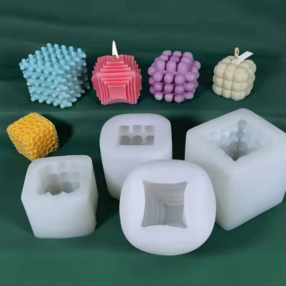 

3D форма для торта, силиконовая форма для выпечки квадратных пузырей, форма для десертов, кухонная форма для выпечки, форма для торта, пластыр...