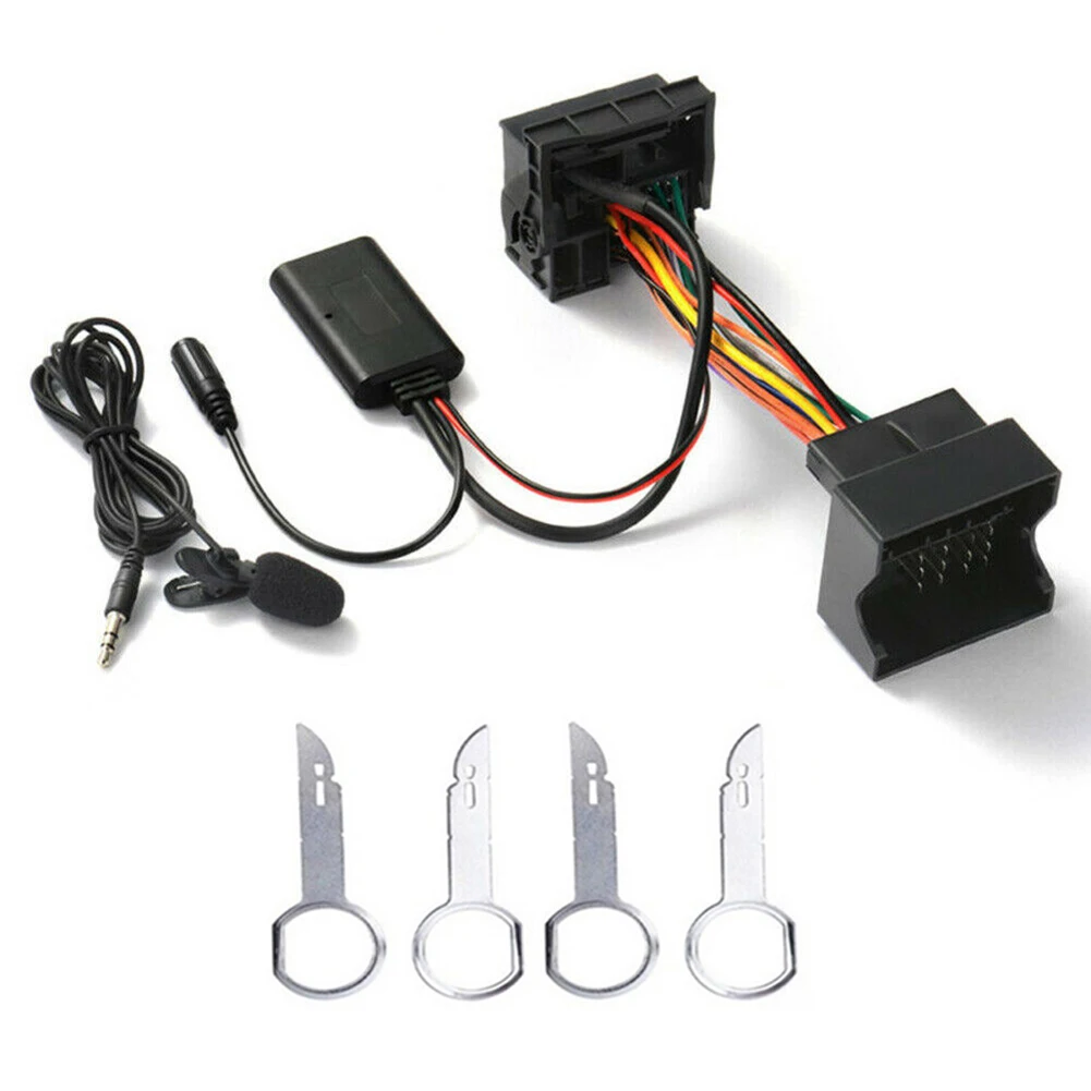 Biurlink Bluetooth 5,0 AUX-in музыкальный адаптер MP3 жгут проводов для FORD Focus C-Max Transit с 6000CD радио