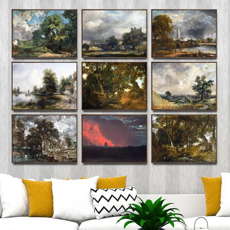 Декор для дома художественные настенные картины гостиной искусственные