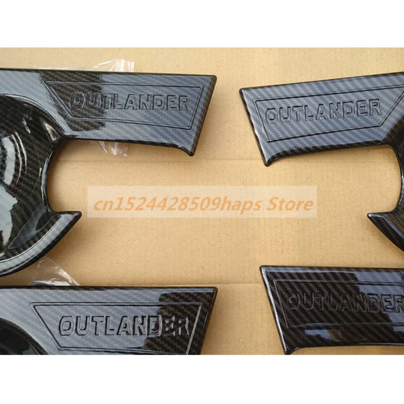 Защитная накладка на ручку из углеродного волокна для стайлинга автомобиля