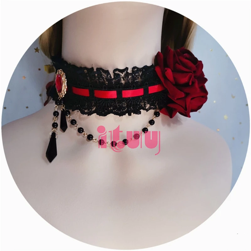 Лолита KC Готическая серия Диабло Нотр-Дам Аполлон солнце панк роза Жемчужное