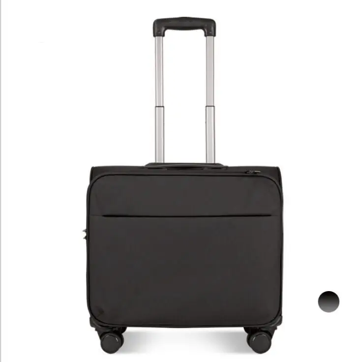 20 Inch Oxford Rolling SuitcaseSpinner suitcase cabin luggage Men baggage travel trolley bags Men Business Travel bags On Wheels