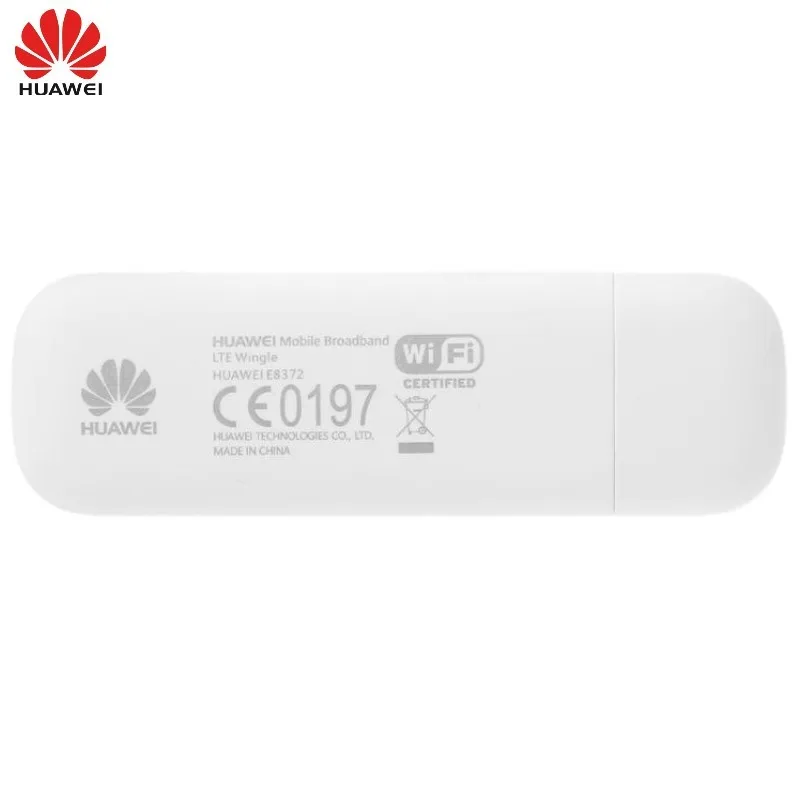 Huawei Unlock E8372h-320 150Mbps USB WiFi 4G Modem plus 2pcs antenna and usb adapter