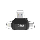 Bekit USB 3,0 кардридер 4 в 1 Micro SD TF кардридер Type-C OTG iPhone многофункциональный адаптер для смартфона компьютера