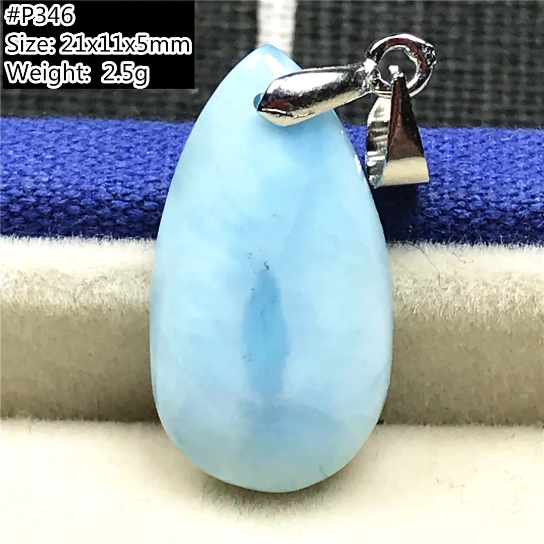 Топ из натурального синий подвеска Larimar для женщин леди человек с украшением в