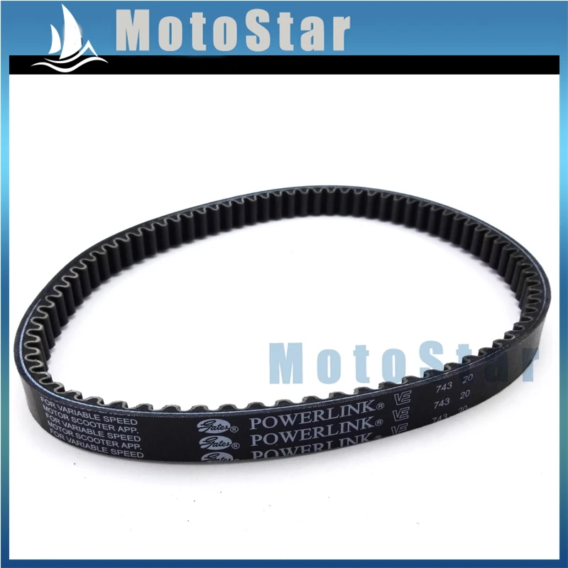 Приводной ремень Powerlink производительность 743 20 30 CVT для двигателя GY6 125 куб. См 150cc