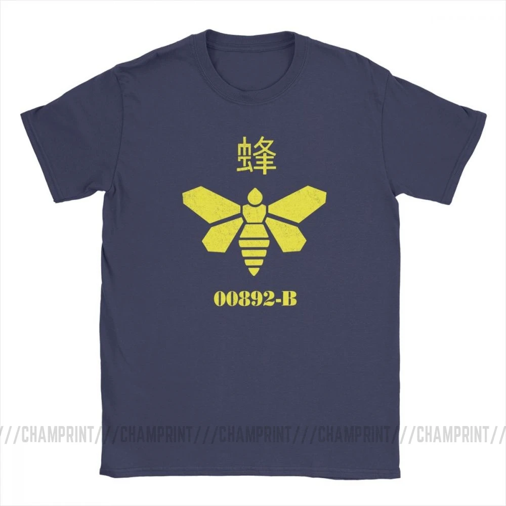 Мужская футболка Methylamine Breaking Bad Moths белая с короткими рукавами и круглым вырезом