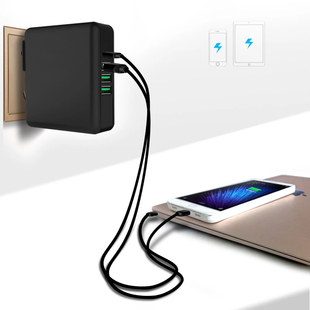 61 Вт USB C Type PD QC 3 0 4 порта быстрое зарядное устройство 45 адаптер питания для Macbook Pro