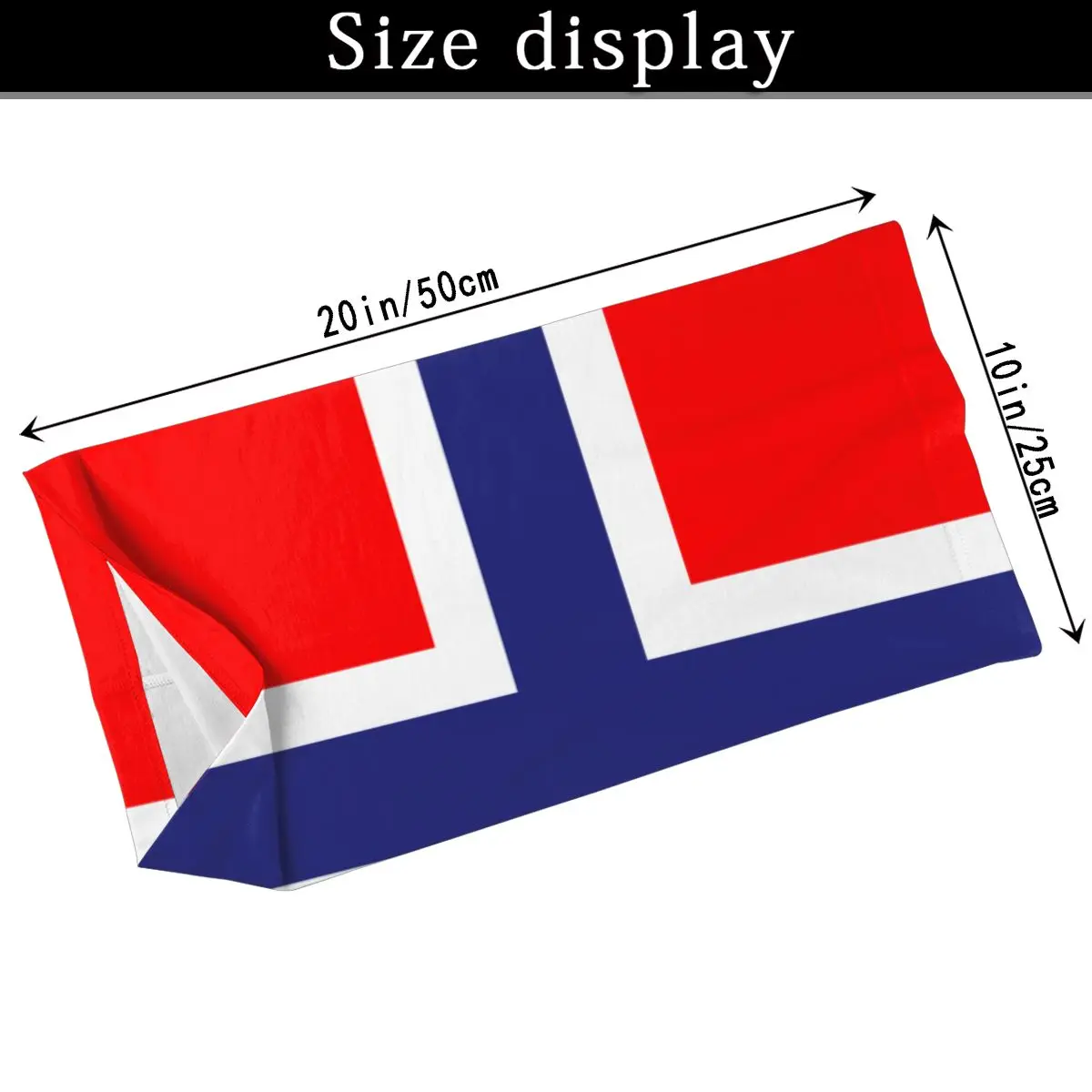 Шарф для лица с флагом Норвегии и фильтром 2 шт. |