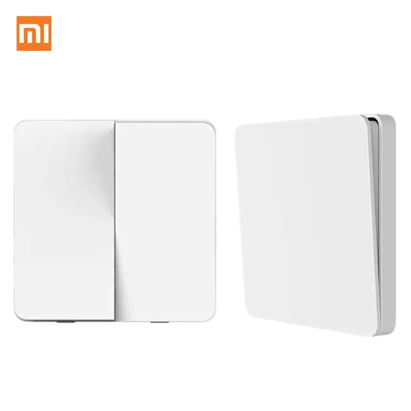 Оригинальный умный выключатель Xiaomi Mijia настенный одинарный двойной открытый