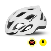 new cycling helmet racemaster mtb road bike helmet usb charging red led tail light sports leisure safety mountain bicycle helmet