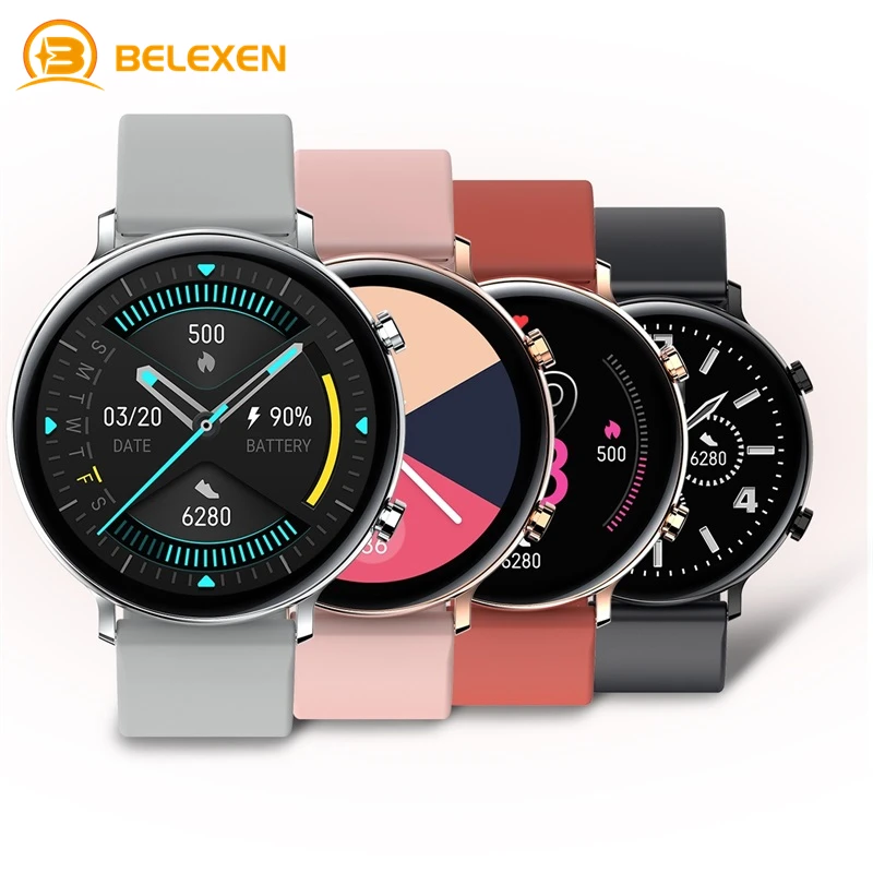 Модные Смарт часы с Bluetooth для женщин и мужчин водонепроницаемые спортивные