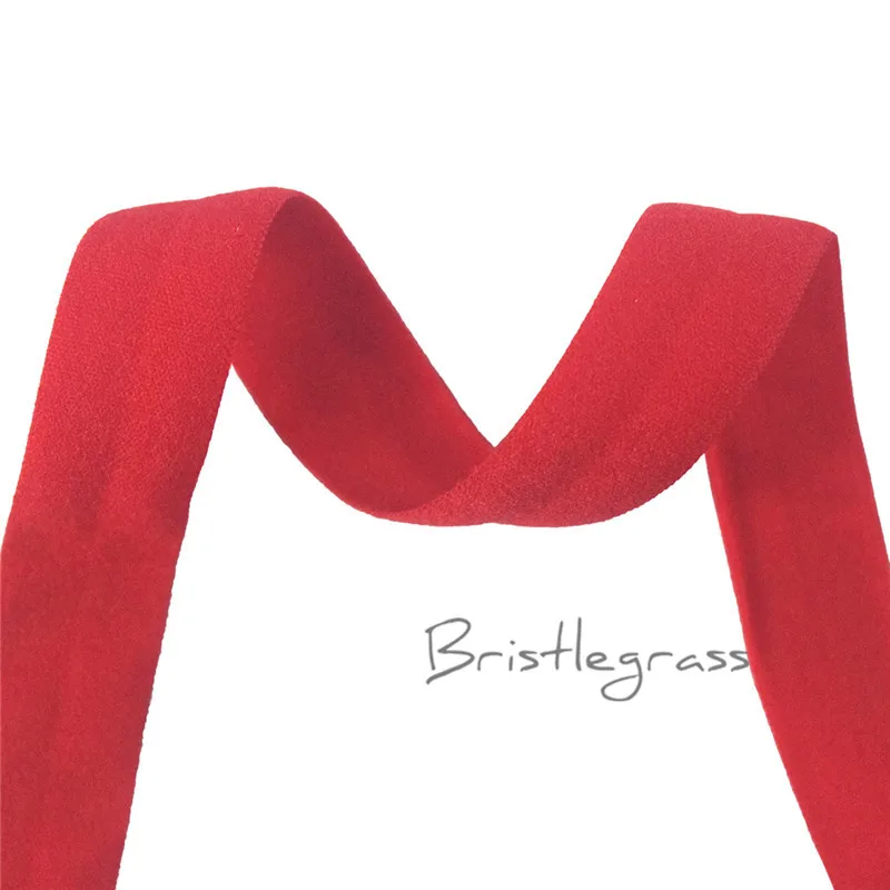 BRISTLEGRASS, 5 ярдов, 5/8 дюйма, 1,5 см, однотонный, матовый, не блестящий, откидной, эластичная повязка из спандекса, повязка на голову, платье с повязкой кружево отделка Шитье
