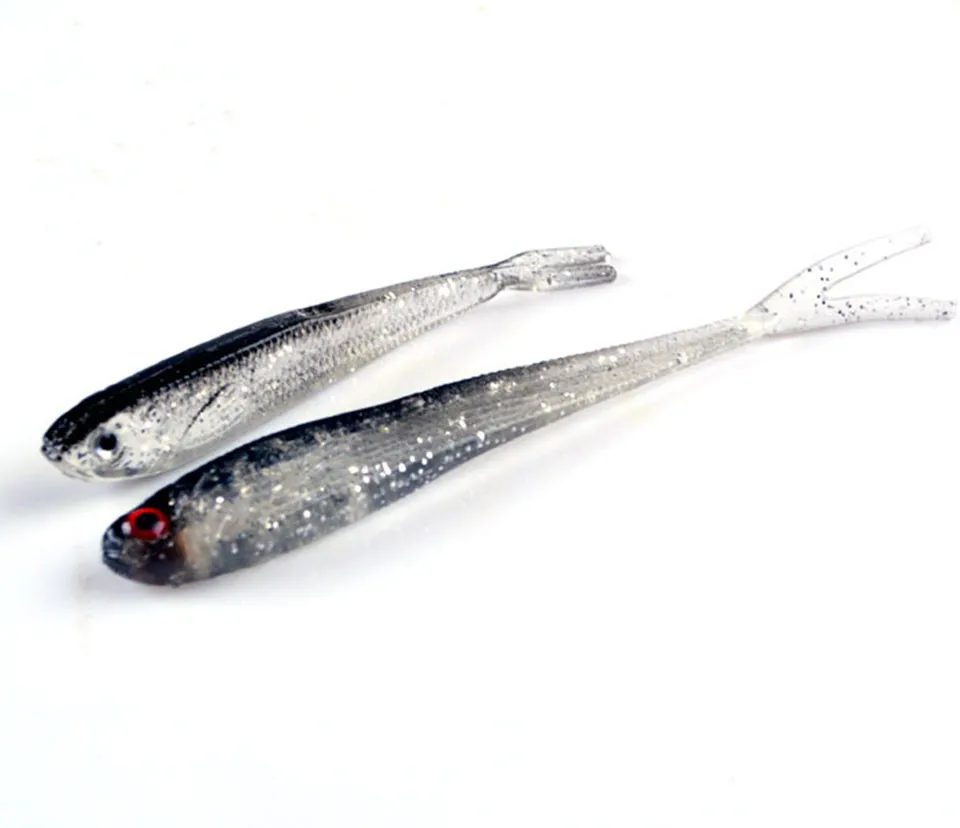 5 шт./пакет мягкий силиконовый яркие мягкие приманки Лоуч грязи для рыбалки