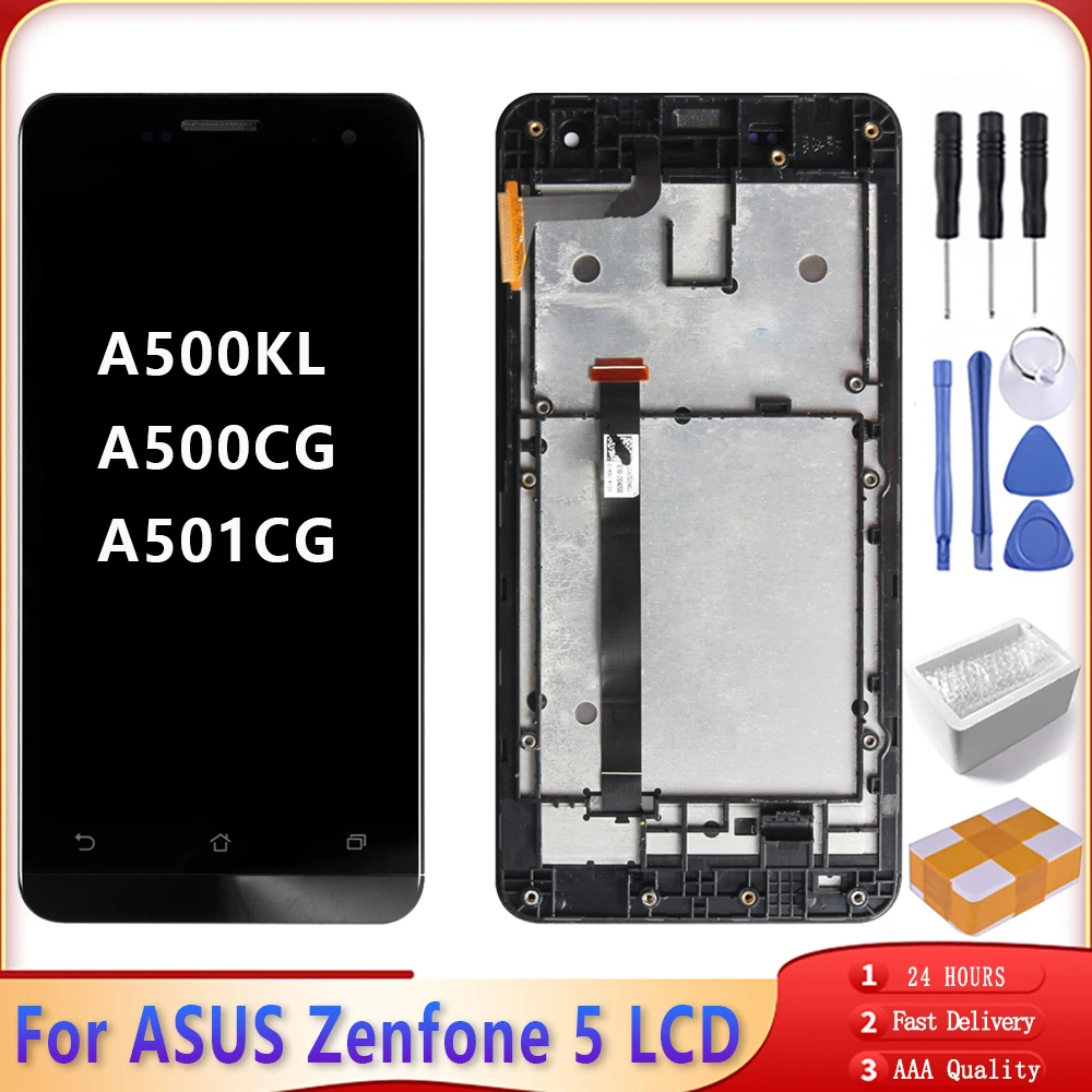 5 0 &quotОригинальный IPS ЖК-дисплей для ASUS Zenfone A500KL A500CG A501CG дисплей с сенсорным