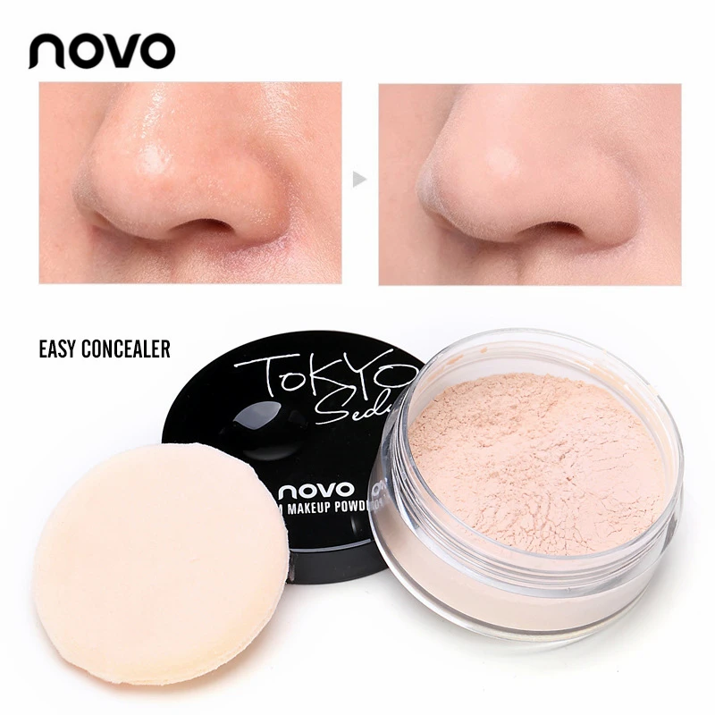 

4 цвета, рассыпчатая пудра для лица, отбеливание кожи, прозрачный минеральный макияж, косметическая пудра для основы