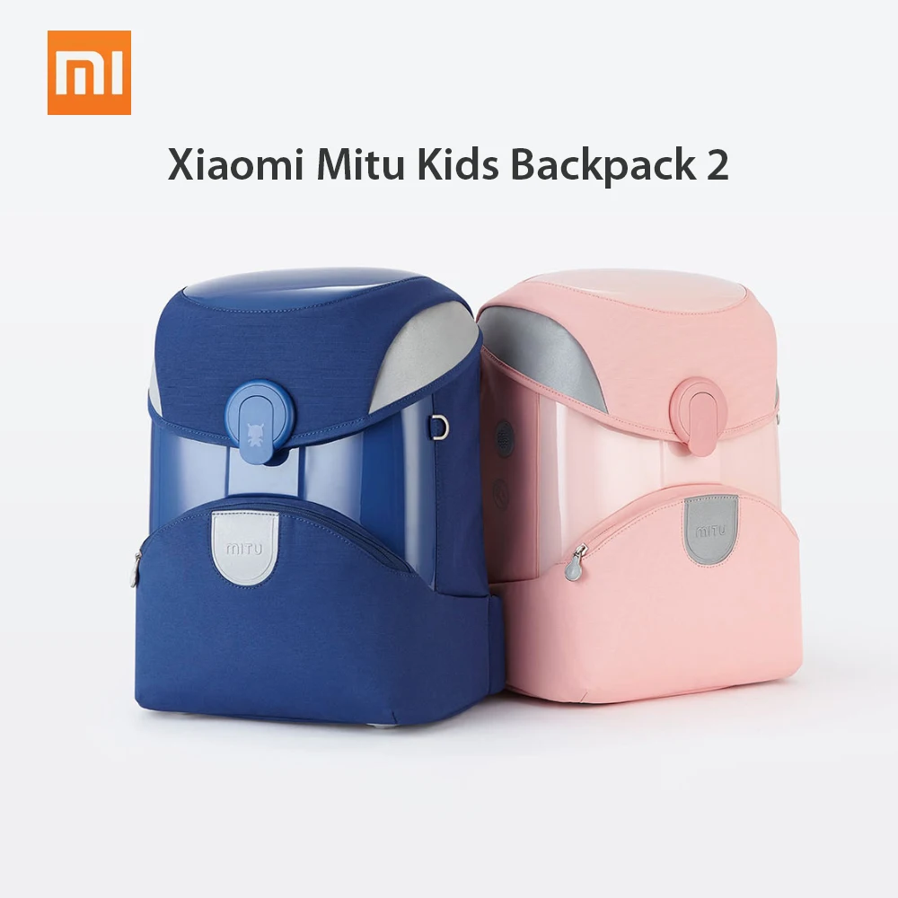 Xiaomi-mochila Infantil Mitu Bolsa Escolar para Estudantes e Crianças Mochila de Ombro Simples com Material de Eva Controle remoto inteligente