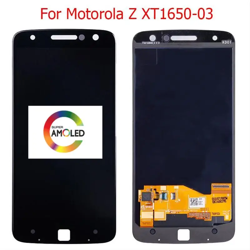 

Suitable for Motorola Z Display 5.5" Moto Z XT1650-03 LCD touch screen display glass panel assembly original XT1650 AMOLED LCD