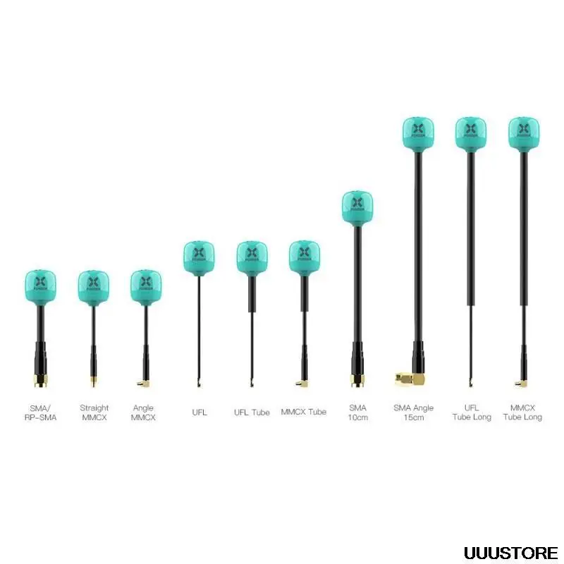 2 шт. Foxeer FPV антенна Lollipop 4 Plus Omni LDS антенна 5,8G RHCP LHCP FPV SMA RPSMA UFL прямой/угол MMCX для дрона RC FPV