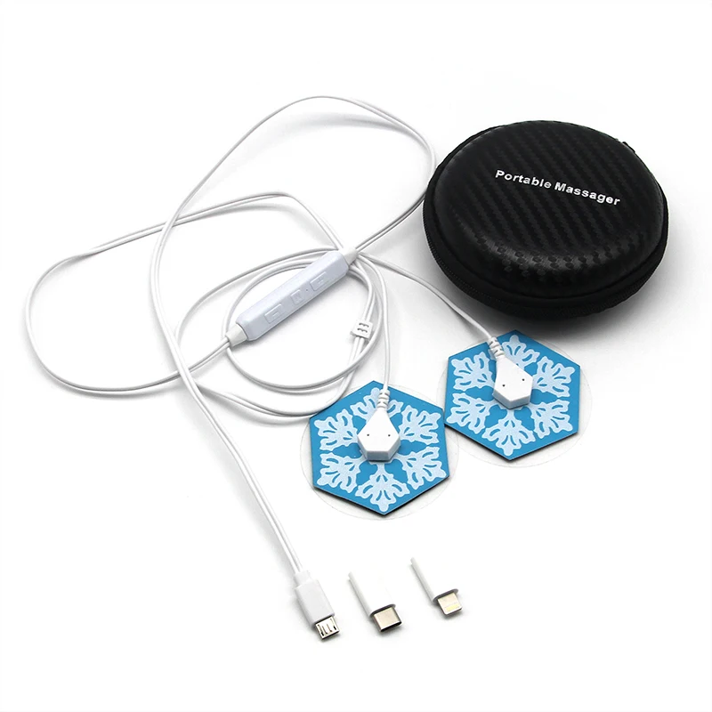 Портативный EMS Цифровая терапия массажер машины 6 режимов мобильный телефон