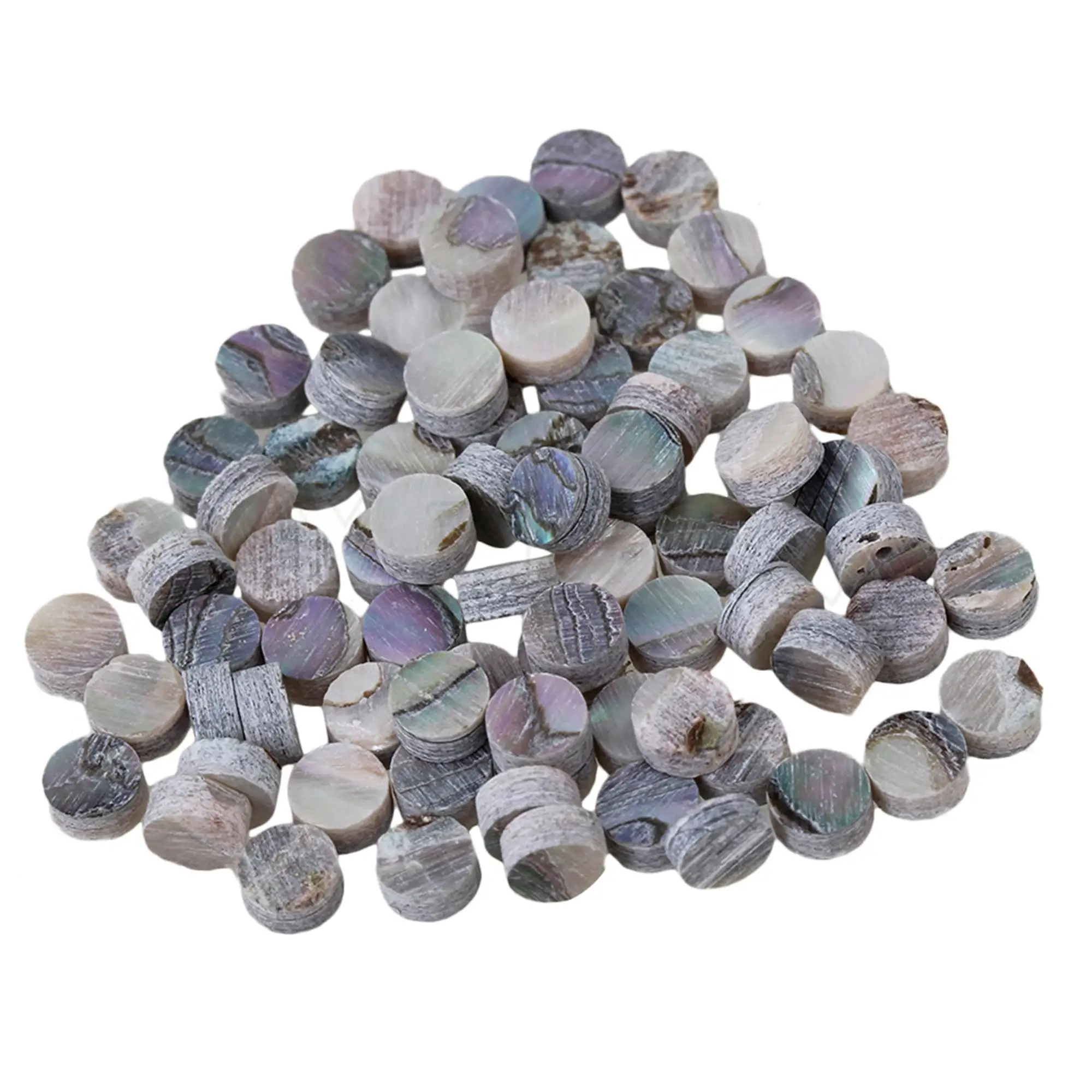 

Yibuy 4 мм цветная Фланцевая точка инкрустация абалона Гитара Гриф точка набор 200