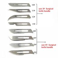 jz handle hilt medical 10 11 12 15 20 21 22 23 24 sterile medical carbon steel surgical blade with independent packing