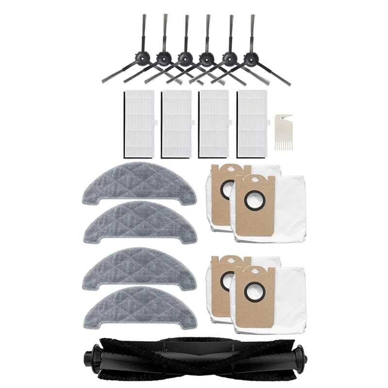 

For Xiaomi Viomi S9 Vacuum Cleaner Roller Brush Side Brush HEPA Filter Mops Dust Bag Accessories