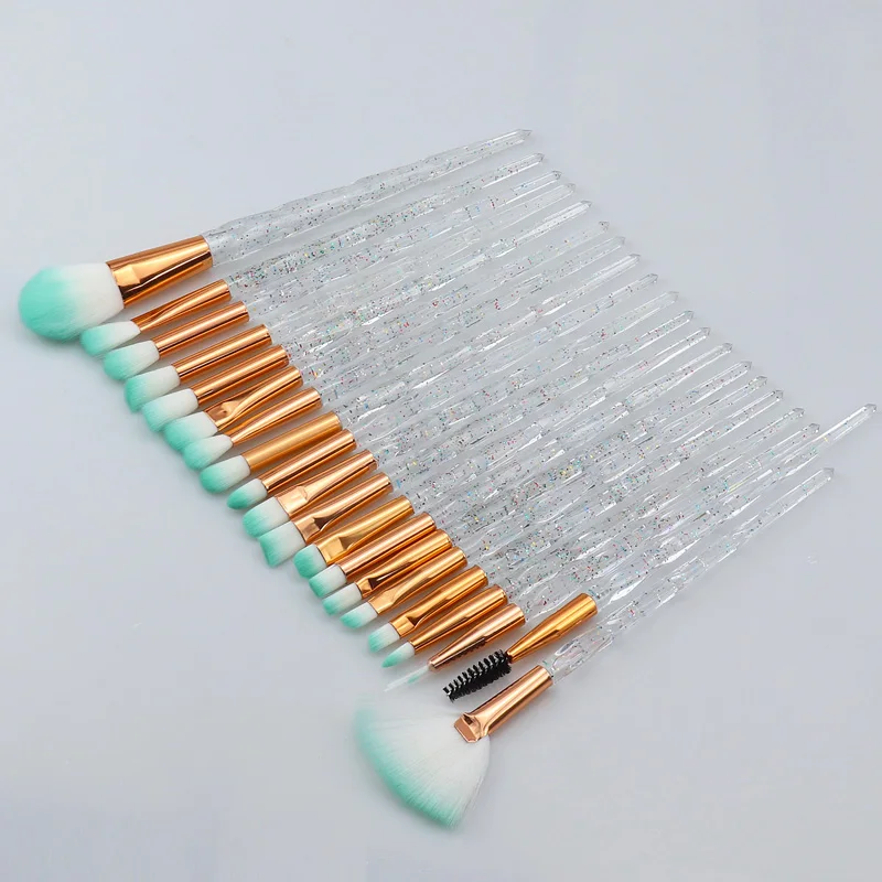 NEW 20pcs White SinSo Красота набор кистей для макияжа 10/20/21 шт. Единорог макияж кисти инструментов Румяна Тени для бровей косметический набор косметических кистей - Handle Color: NEW 20pcs White