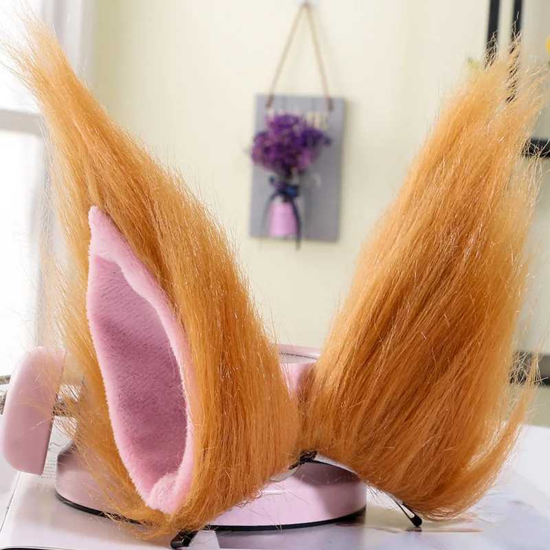 Нарядное платье аксессуары для волос заколка с лисьими ушками пушистые животные