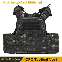 cpc tactical vest plate carrier adjustable modular vest outdoor hunting protective airsoft combat tactical military accessories
