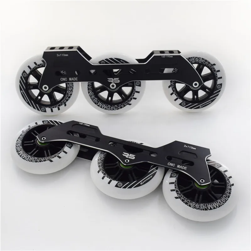 Роликовые коньки slalom R5 обувь конвертируется в 3x110 мм роликовые с 3 колесами